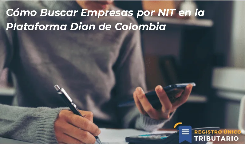 Cómo Buscar Empresas Por Nit En La Plataforma Dian De Colombia