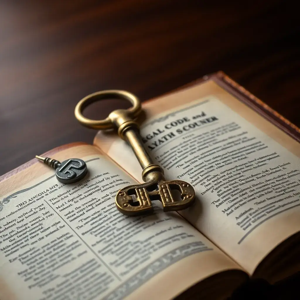 Prompt en inglés: Close-up of a gavel and Colombian flag in the background, symbolizing legal acquisitions in Colombia.Adquisición legal en Colombia simbolizada con un mazo de juez y la bandera colombiana.