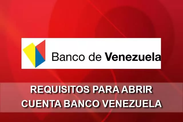 Requisitos Para Abrir una Cuenta en el Banco de Venezuela