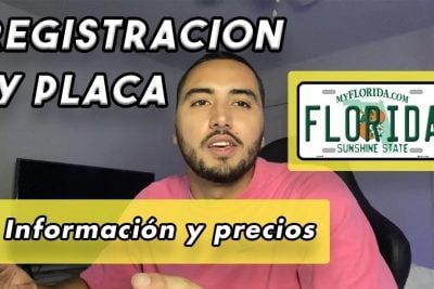 requisitos para sacar placas nuevas en florida