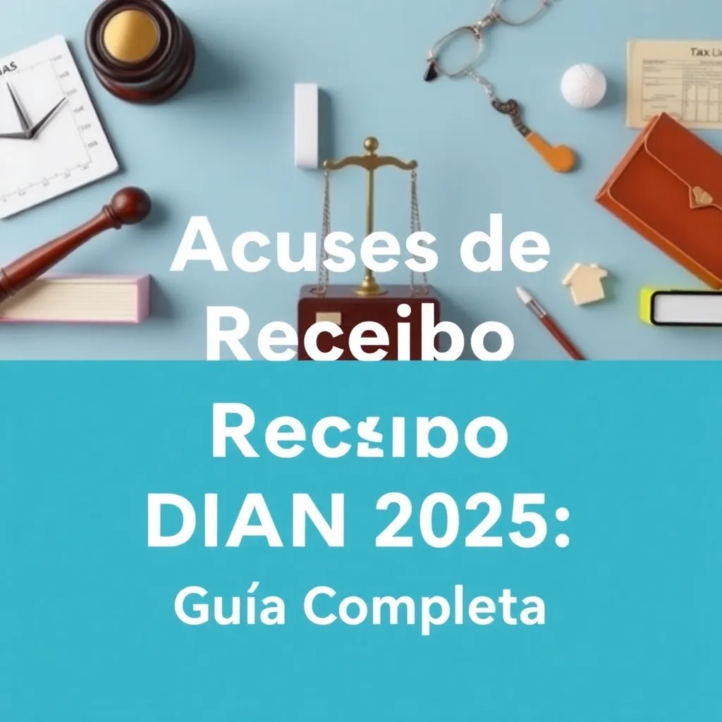 Acuses de recibo DIAN en Colombia: proceso y requisitos explicados visualmente.