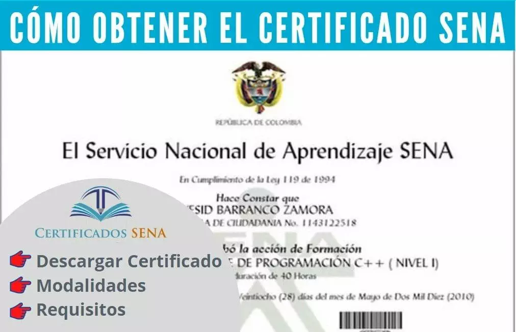 Como descargar Certificados sena