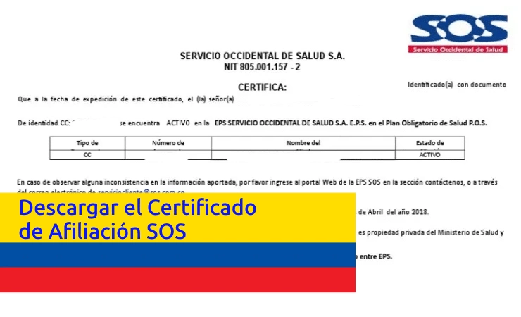 certificado sos