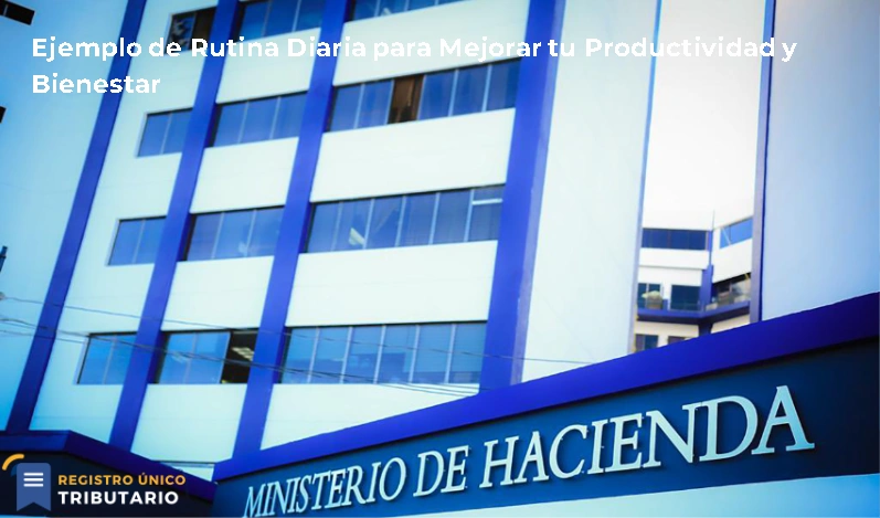 Ejemplo De Rutina Diaria Para Mejorar Tu Productividad Y Bienestar