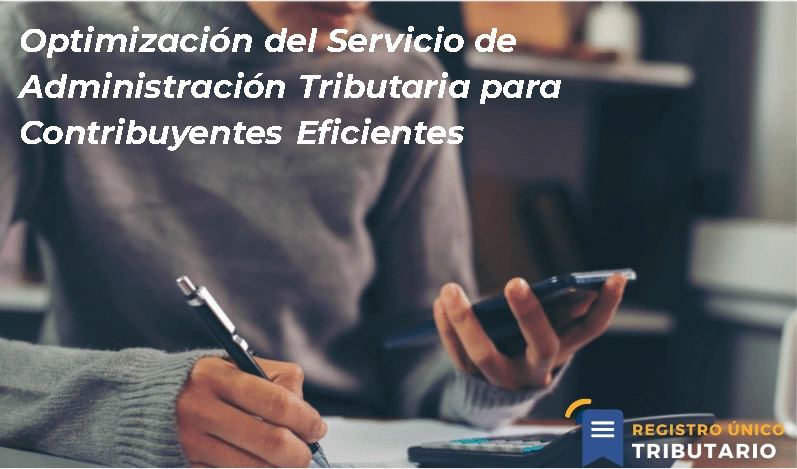 Optimización Del Servicio De Administración Tributaria Para Contribuyentes Eficientes