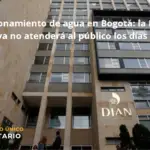 Por Racionamiento De Agua En Bogotá: La Dirección Operativa No Atenderá Al Público Los Días 8 Y 17 De Octubre